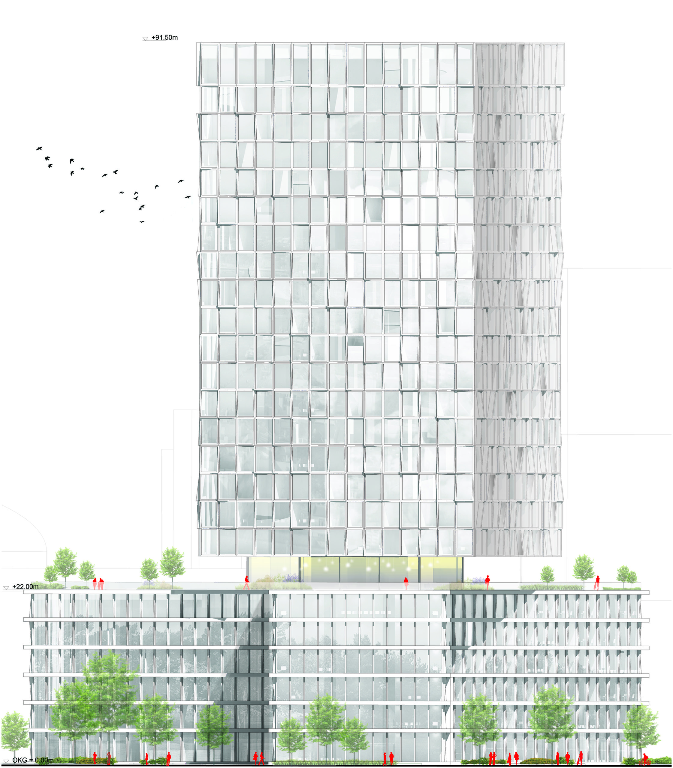 BARCODE Architects_Kennedydamm_elevation