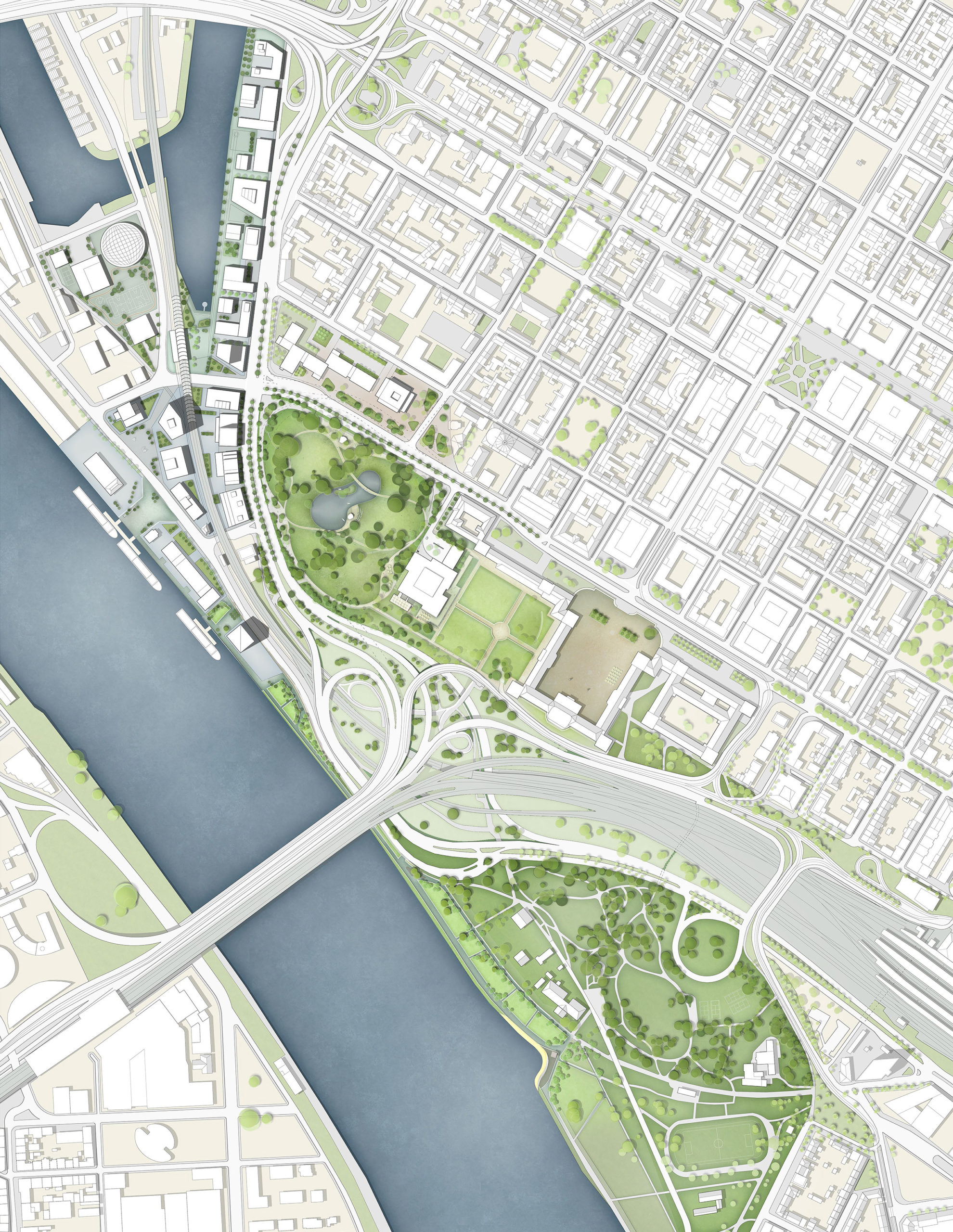 Barcode Architects_Friedichspark Mannheim_siteplan