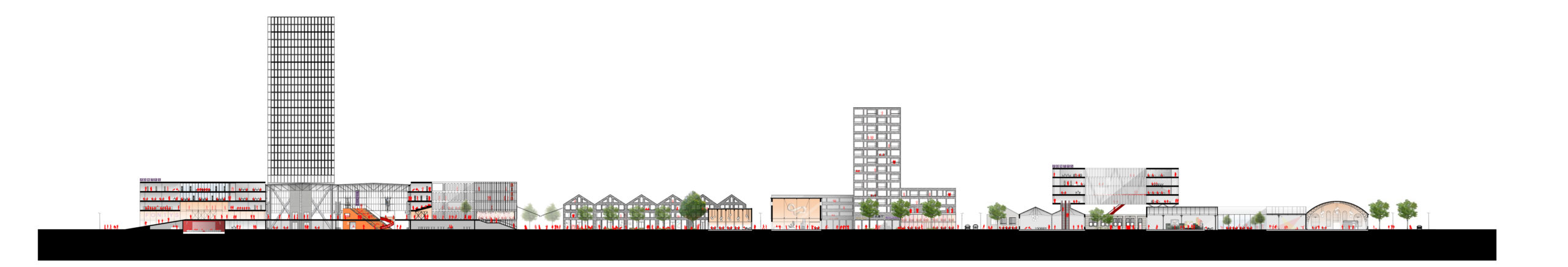Barcode Architects_Tilburg_section