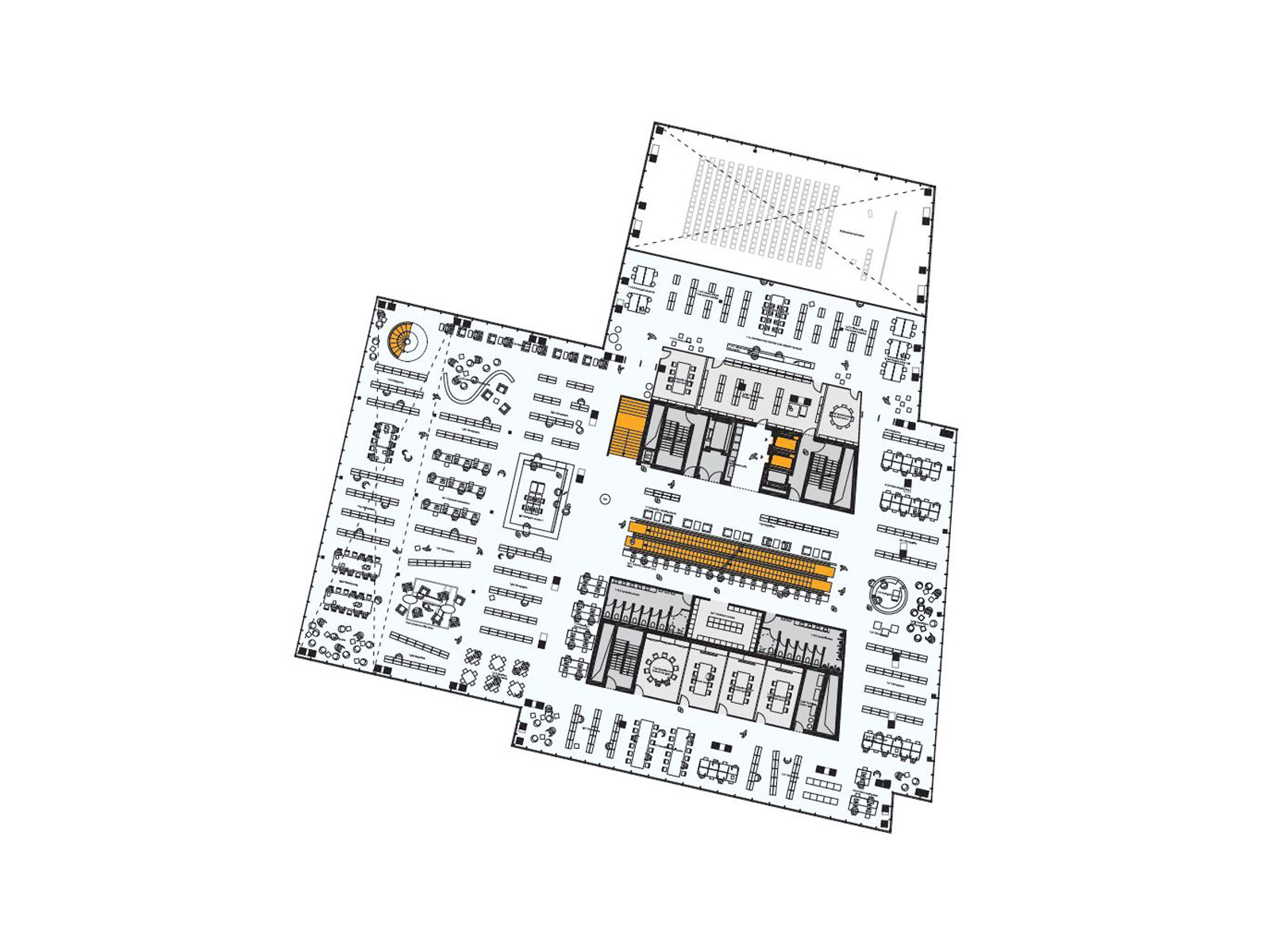 Barcode Architects_University Library Ljubljana_floorplan