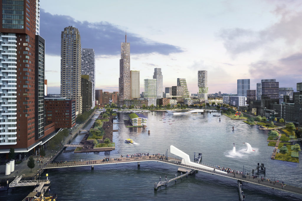 Barcode Architects_Rijnhaven_Rijnhaven bridge from top
